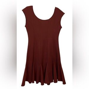 Catherine Malandrino Red Fit and Flare Mini Dress